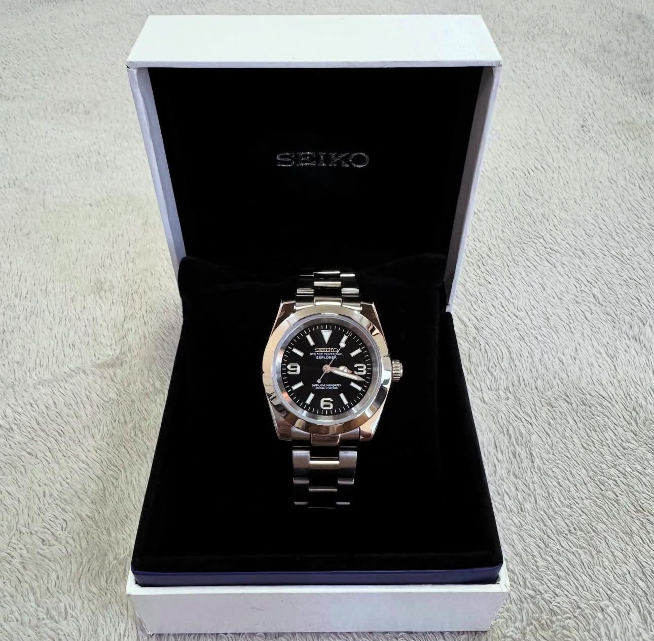 Seiko "Explorer" Stealth Heritage Tribute