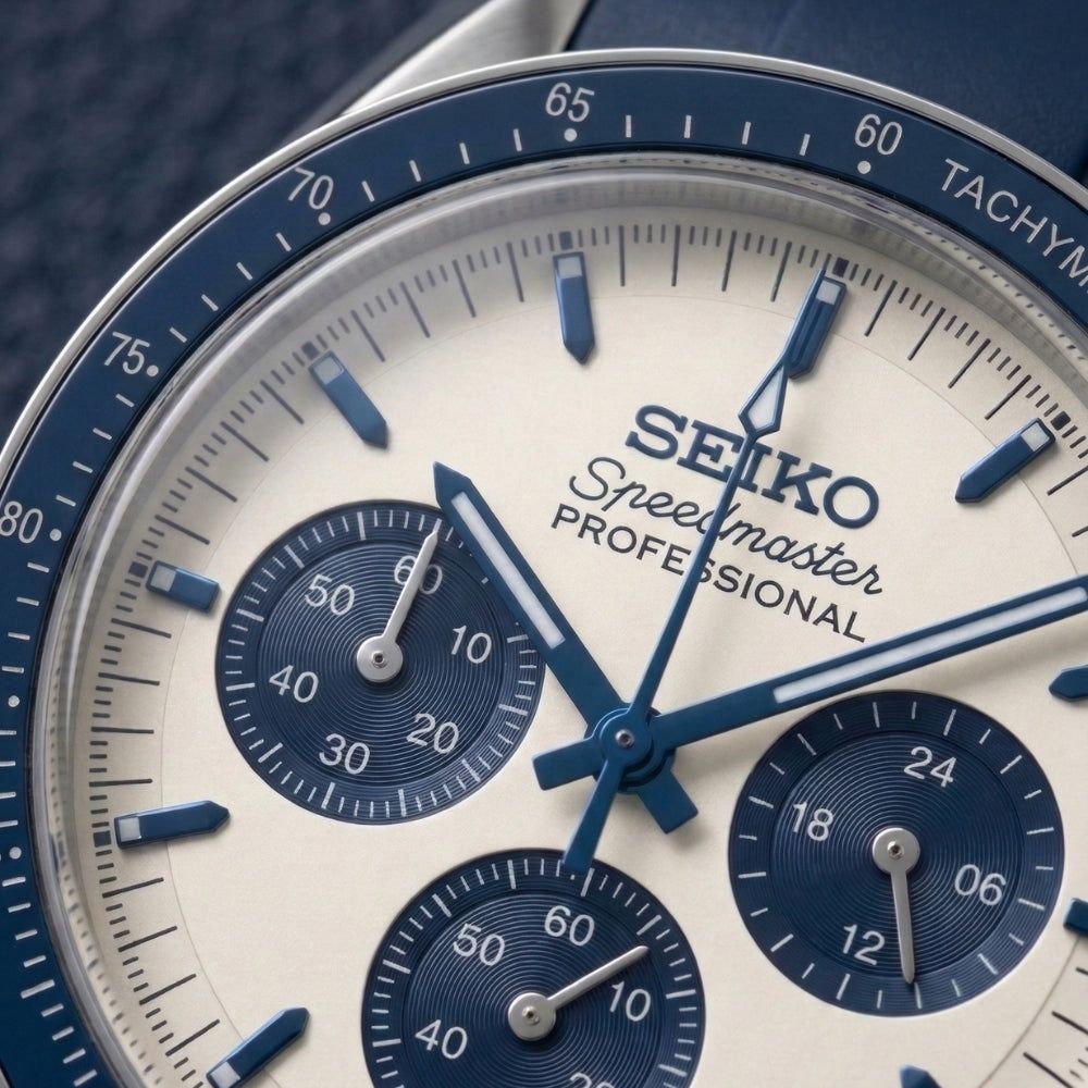 Omega Speed Seiko Custom Mod  |   Snoopy  Blue