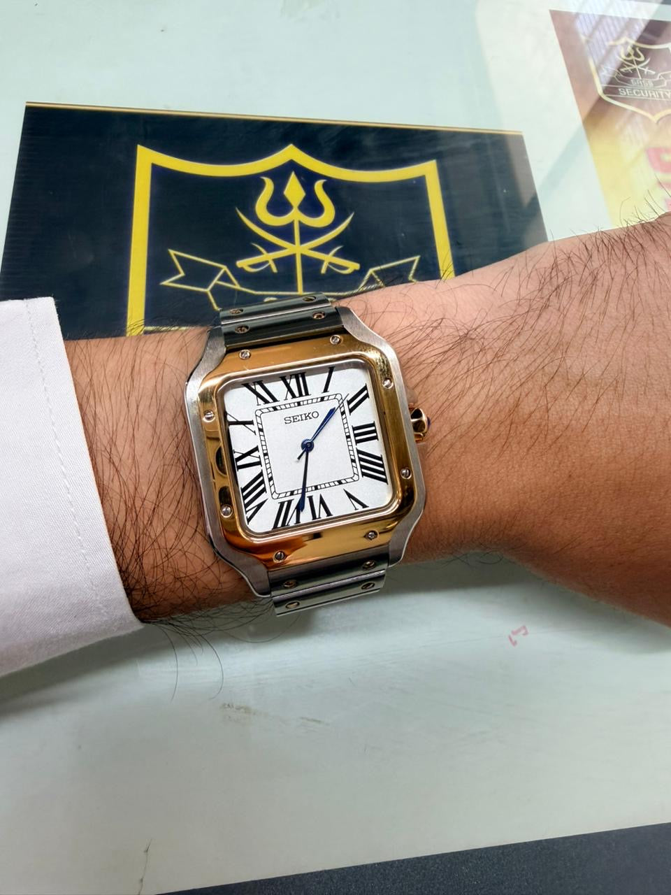 Santos Custom Seiko |  Gold  -  Silver