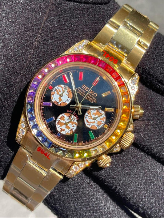 Seiko Rainbow Daytona" Gold Luxury