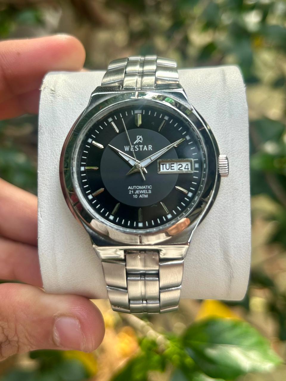 Westar Vintage Automatic Day-Date Watch