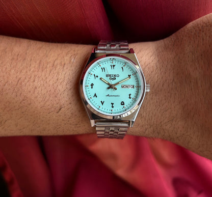 Seiko 5 Arabic Automatic - Tiffany Blue
