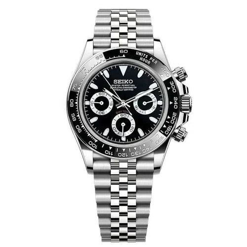 Daytona Seiko Custom Mod |  Black  Panda