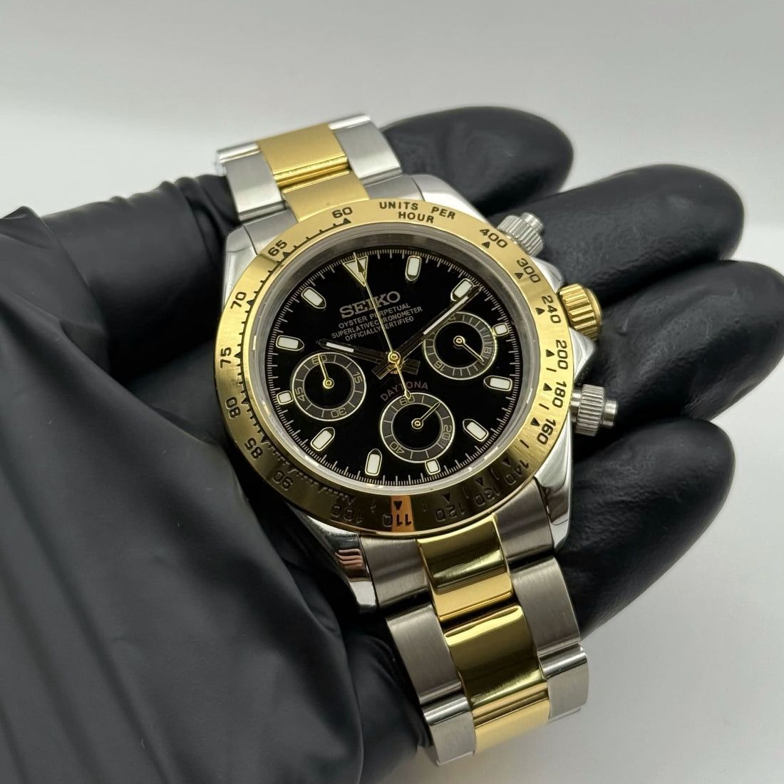 Seiko "Daytona" Two-Tone Gold & Black Edition