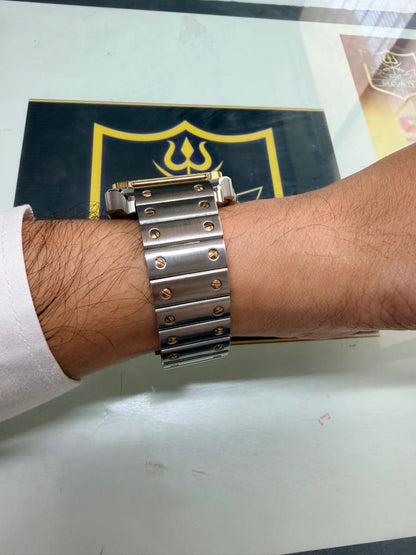 Santos Custom Seiko |  Gold  -  Silver