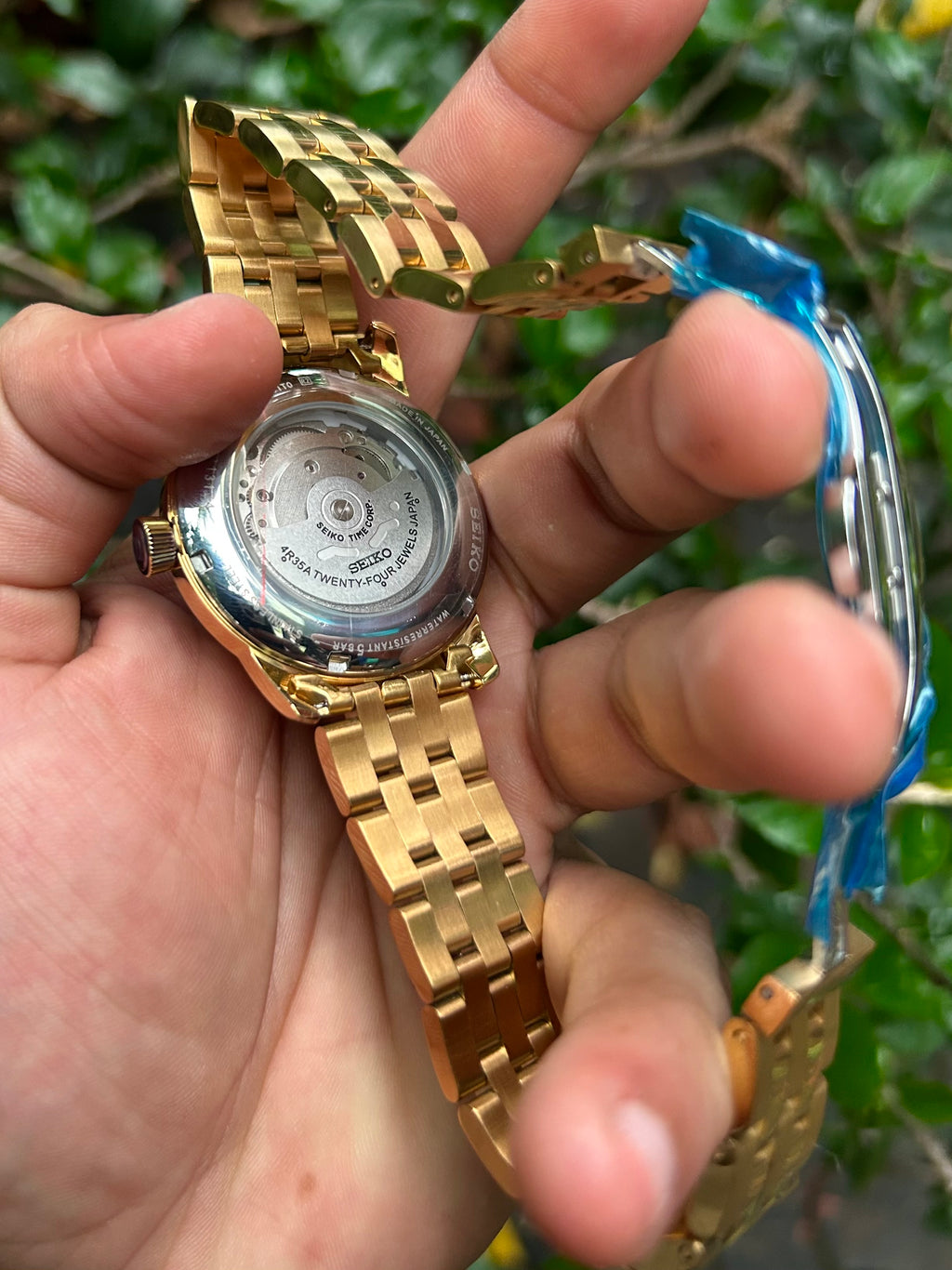 Seiko Presage Cocktail Gold Sunray Automatic Mod