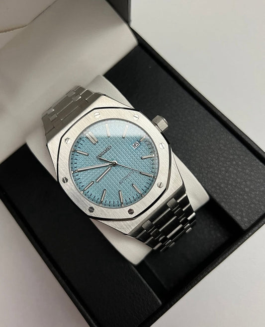 Seiko "Royal Oak" Ice Blue