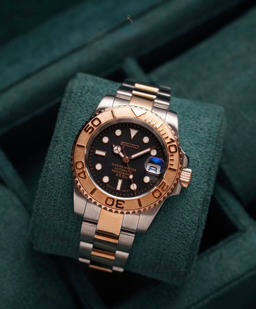 Seiko Yacht-Master Rose Gold Two-Tone