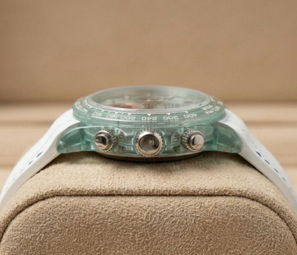 Seiko Ice Blue Daytona-Style Watch