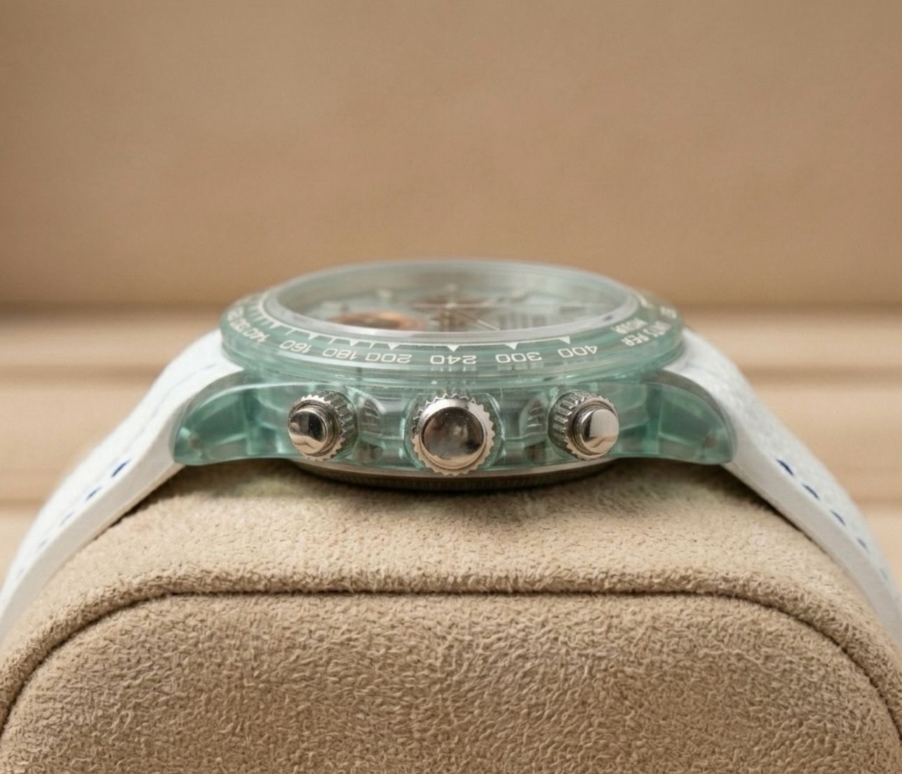 Seiko Ice Blue Daytona-Style Watch
