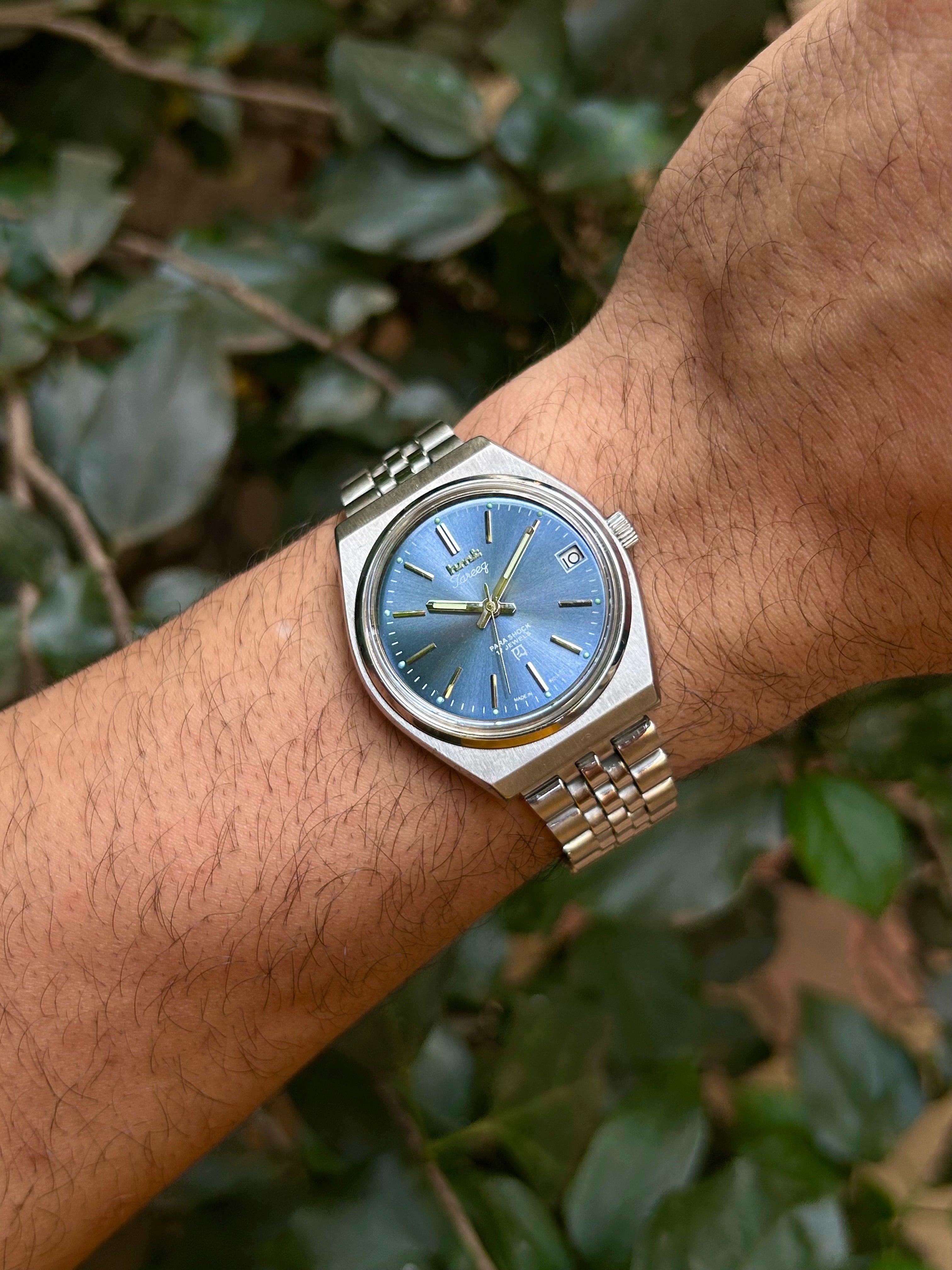 HMT TAREEQ- BLUE SUNBURST