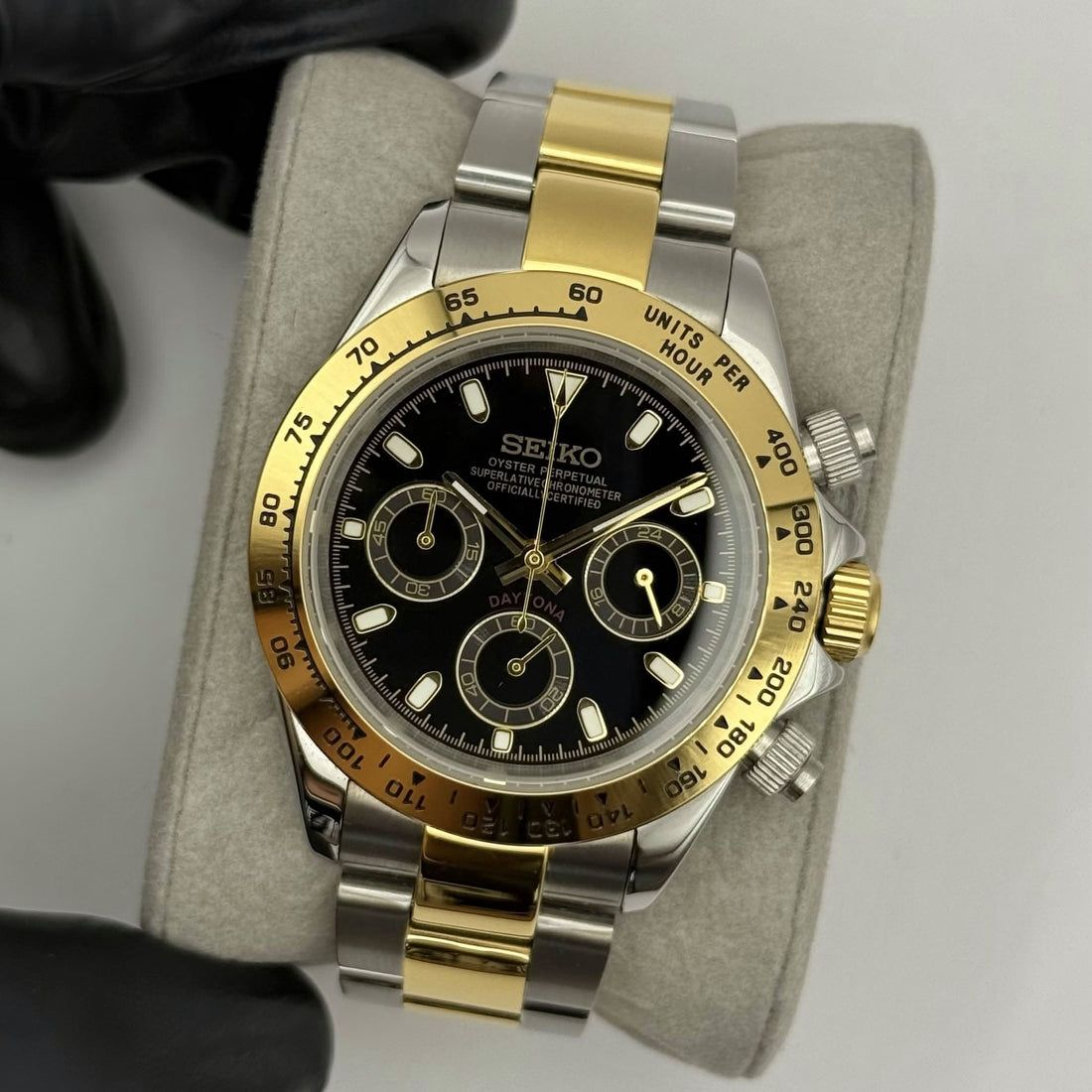 Seiko "Daytona" Two-Tone Gold & Black Edition