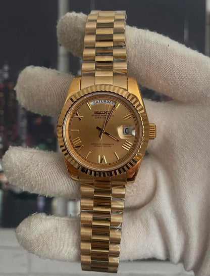 Seiko "Gold Day-Date" Lady Style