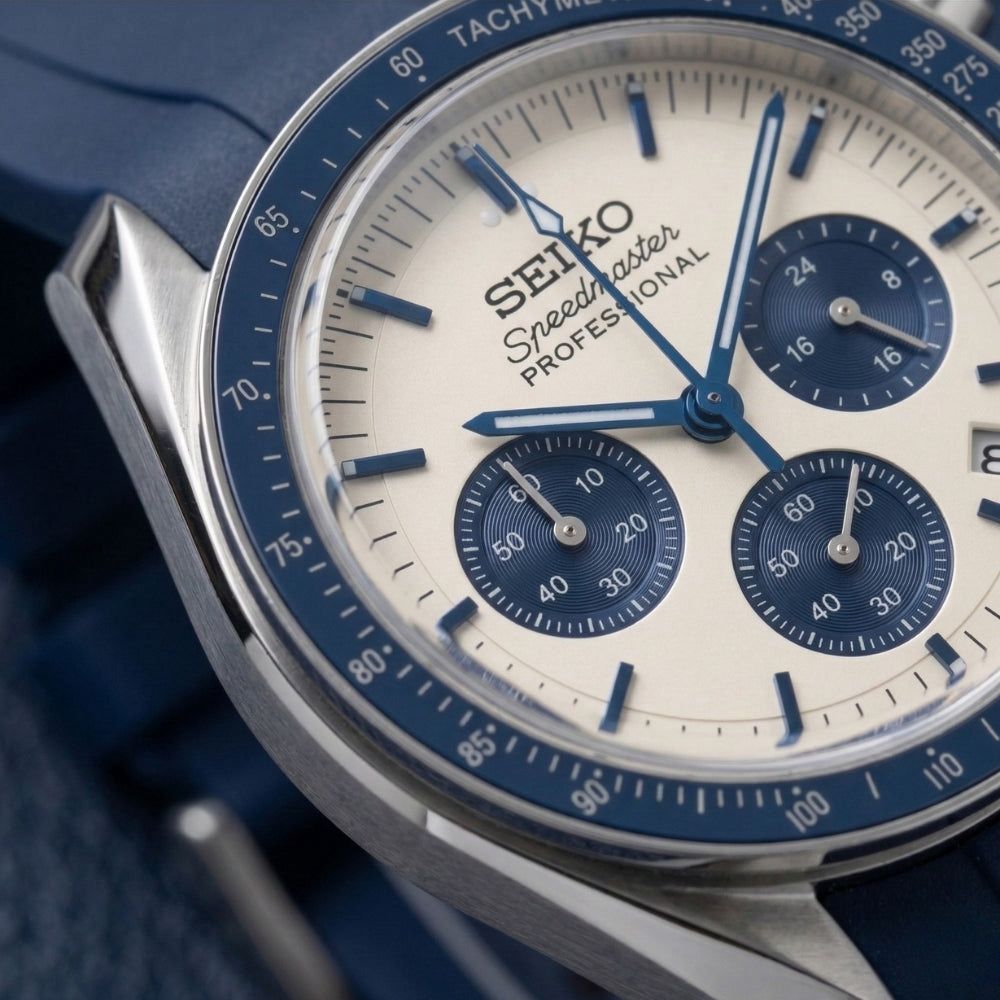 Omega Speed Seiko Custom Mod  |   Snoopy  Blue