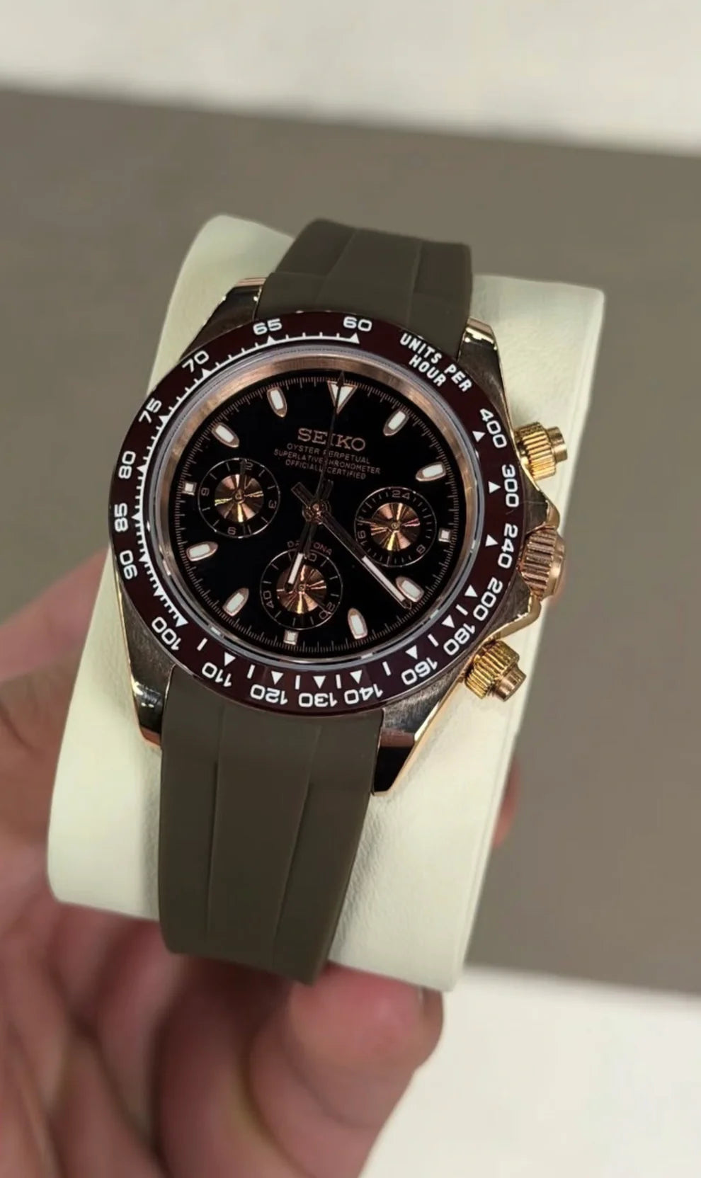 Seiko Daytona - "Caramel Mocha Brown" Edition