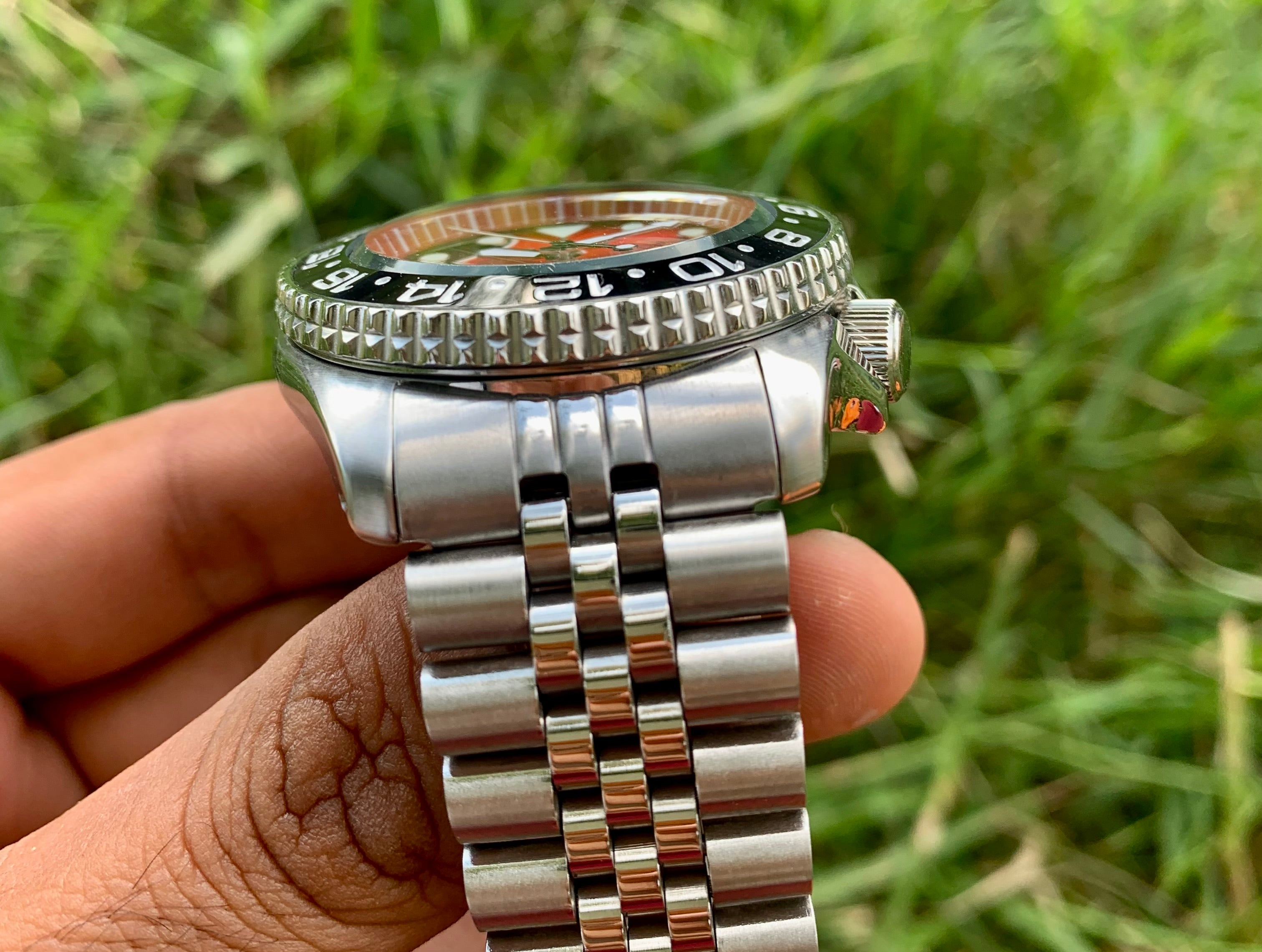 Brain May Special Seiko 5 GMT Edition Automatic Custom MOD