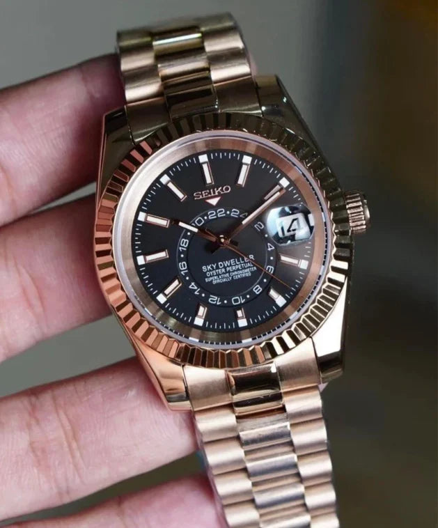 Seiko Custom Mod | Sky Dweller Rose Gold