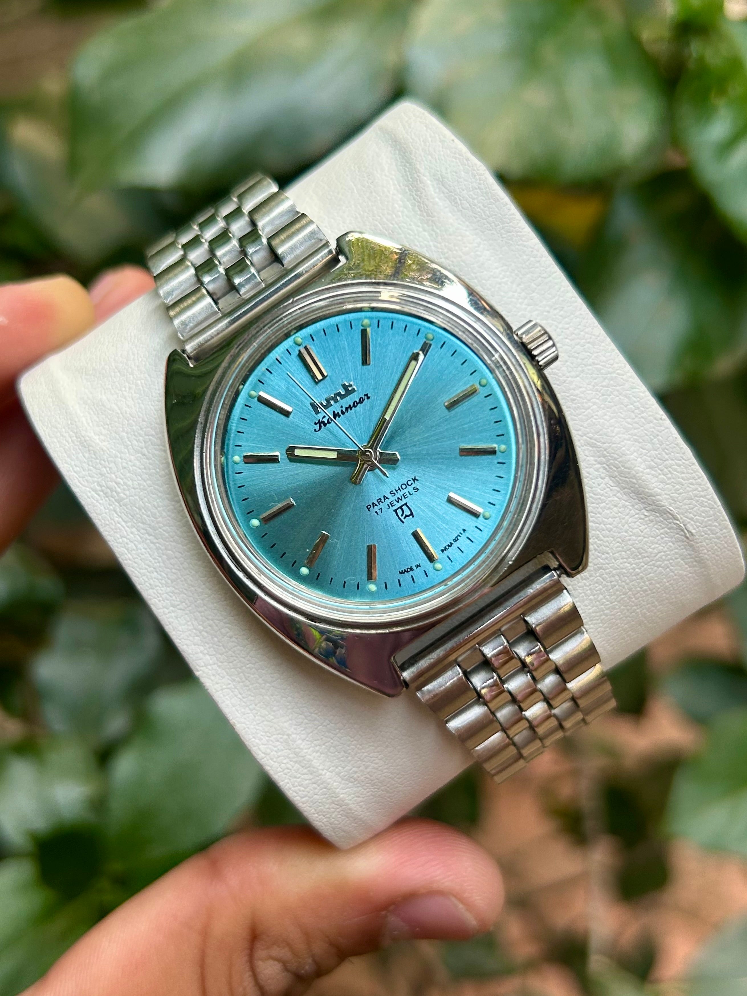 HMT Kohinoor IceBlue Sunburst Mod