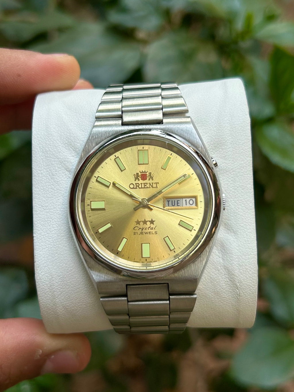 Orient Tri-star Crystal Champagne Dial (Pre Owned)