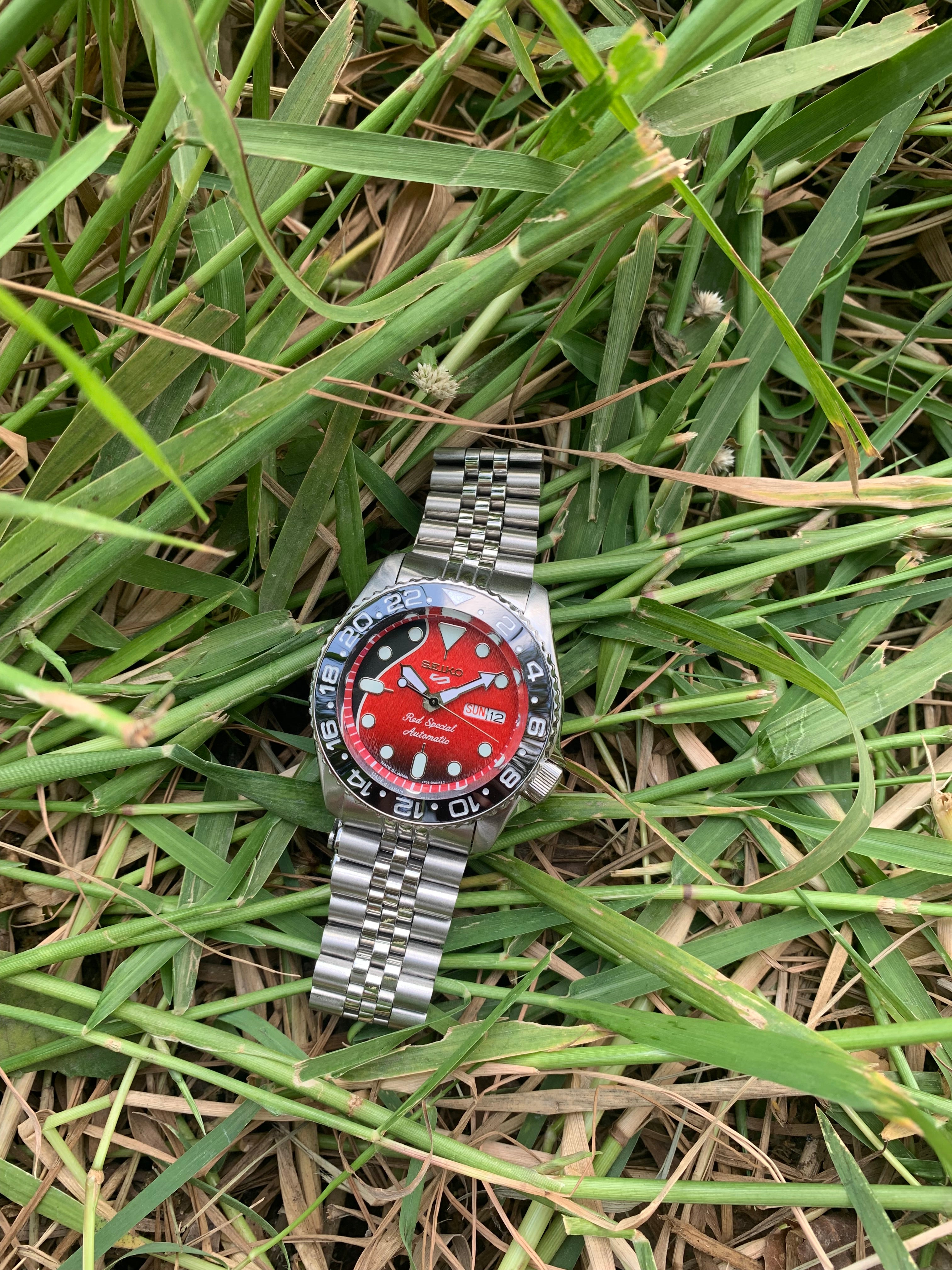 Brain May Special Seiko 5 GMT Edition Automatic Custom MOD