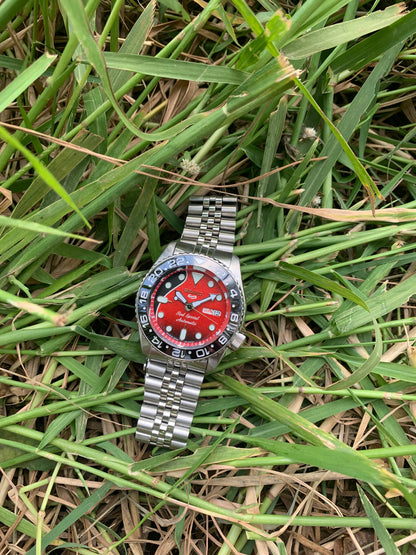 Brain May Special Seiko 5 GMT Edition Automatic Custom MOD