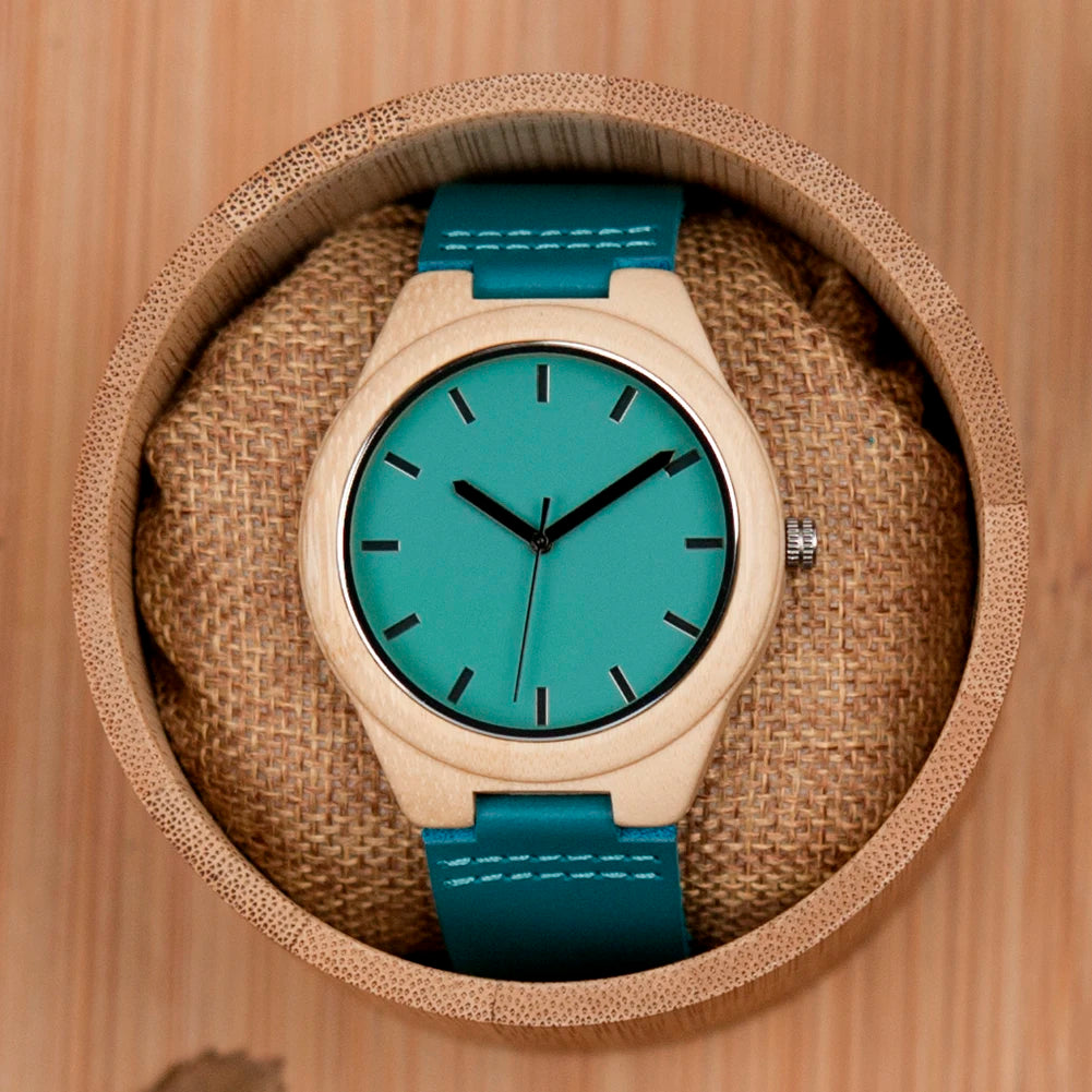 OEM Vintage Wood Watch Quartz Movement