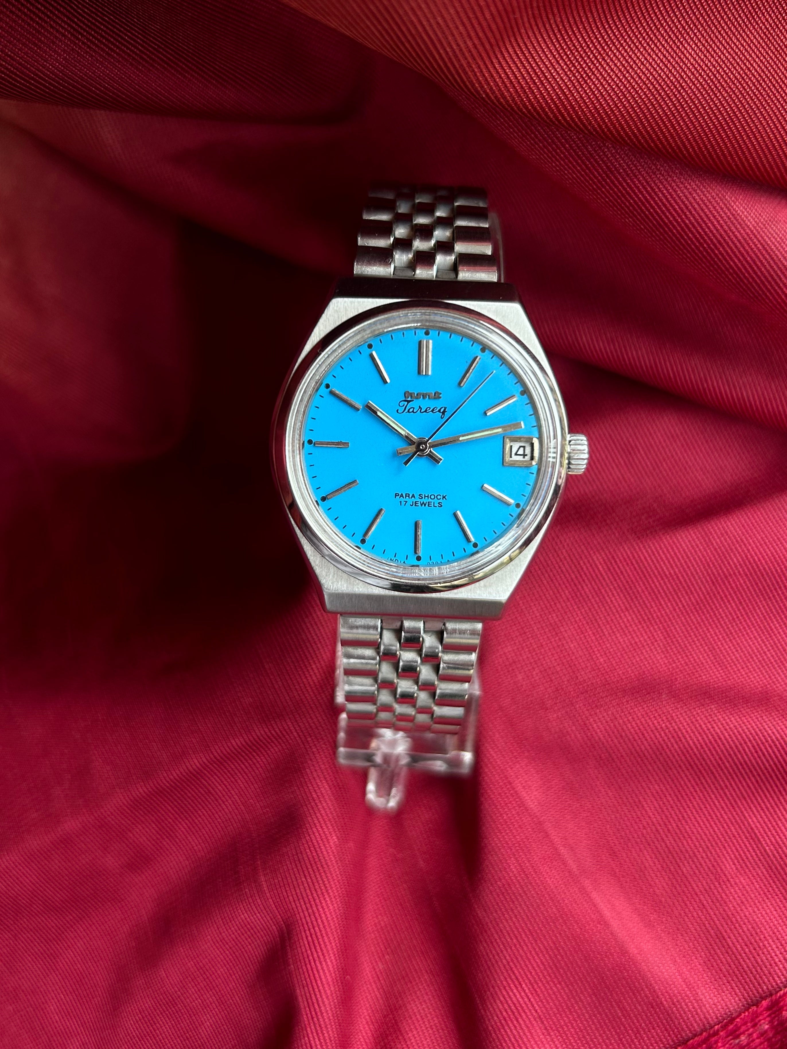 HMT Sky Blue Tareeq Handwinding Mod