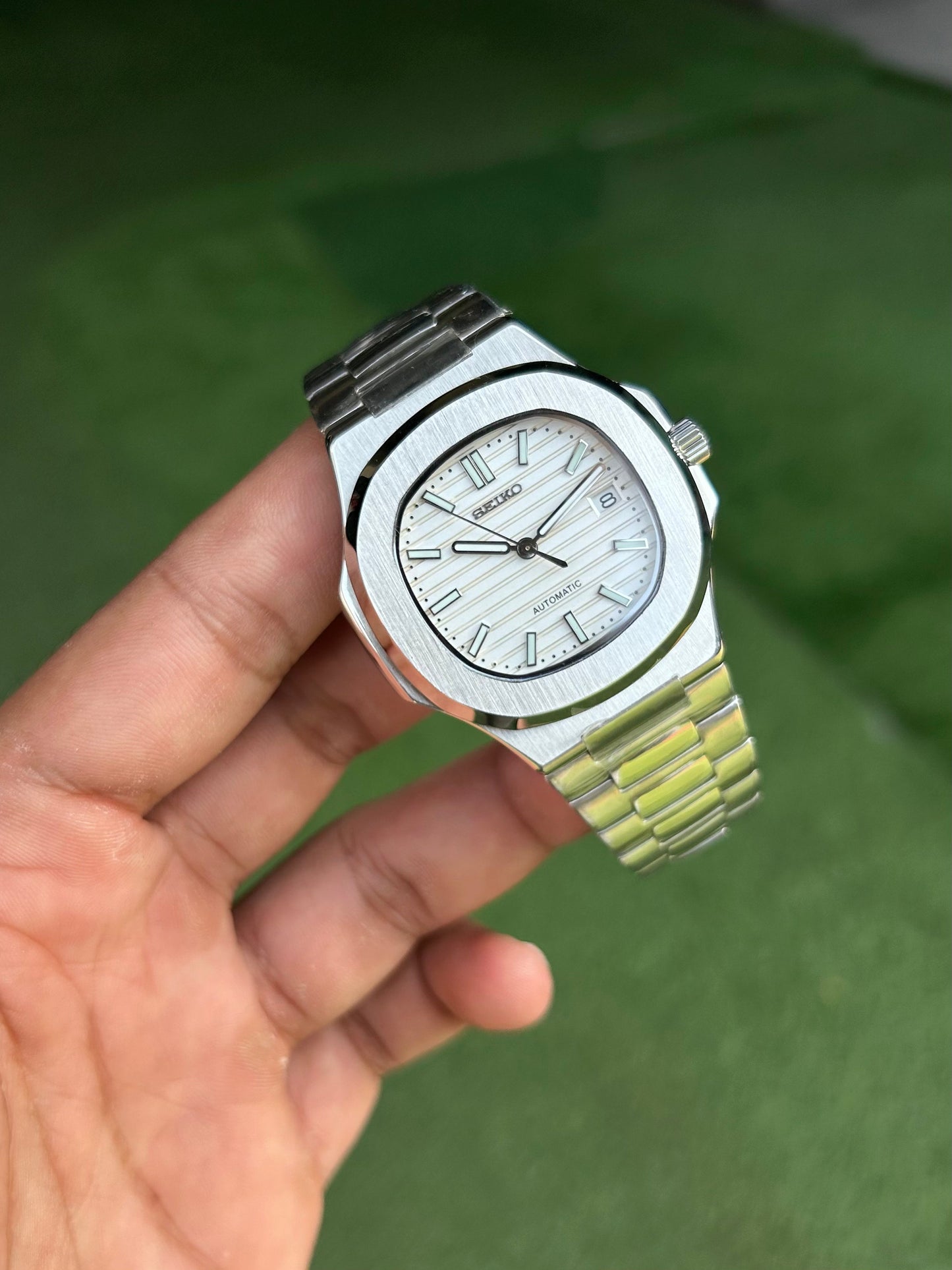 Seiko Nautilus Snowflakes Homage Mod