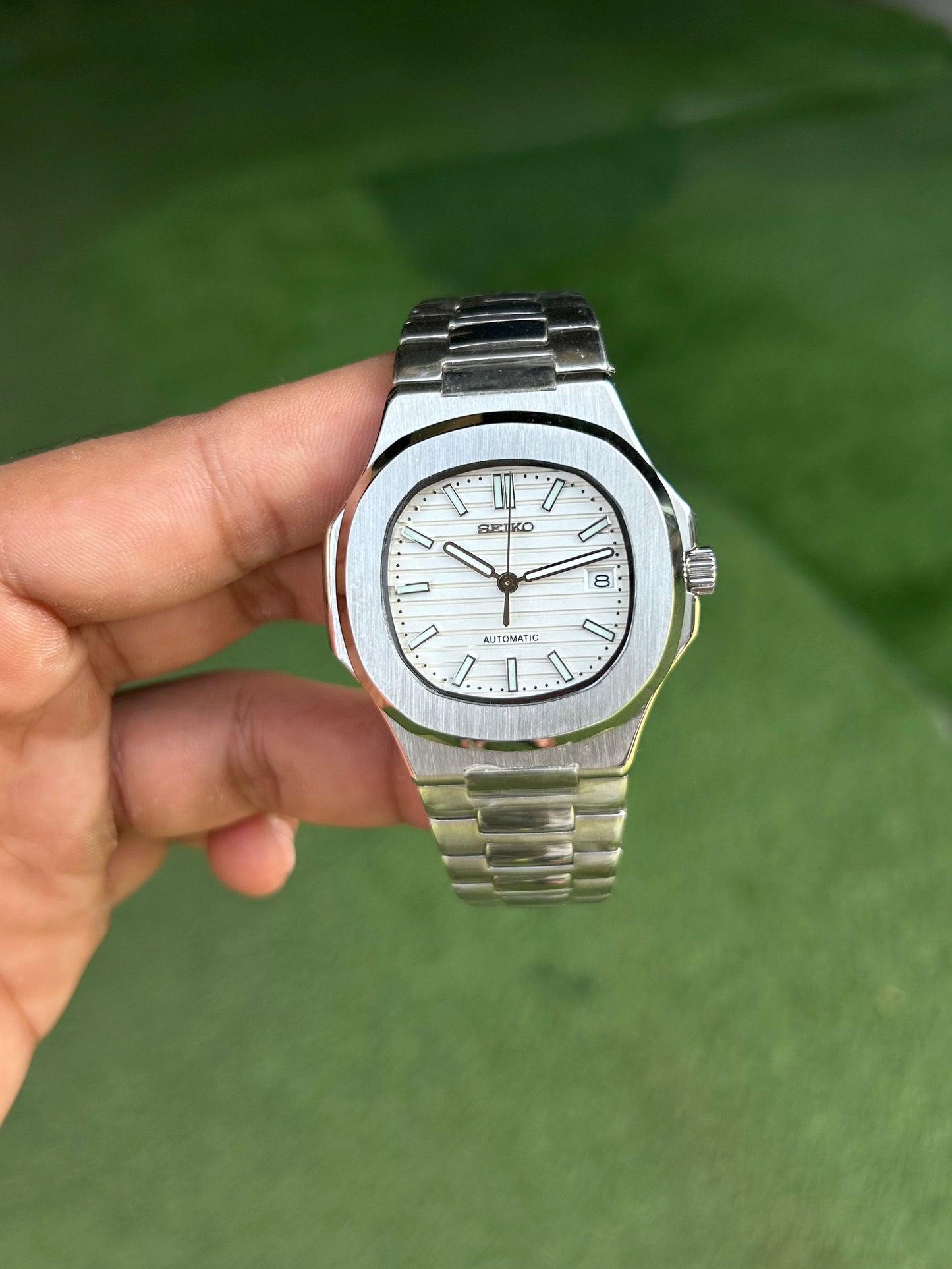 Seiko Nautilus Snowflakes Homage Mod