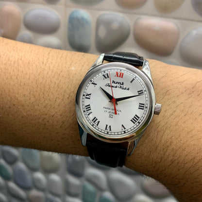 HMT French White Unisex - Mod Watch