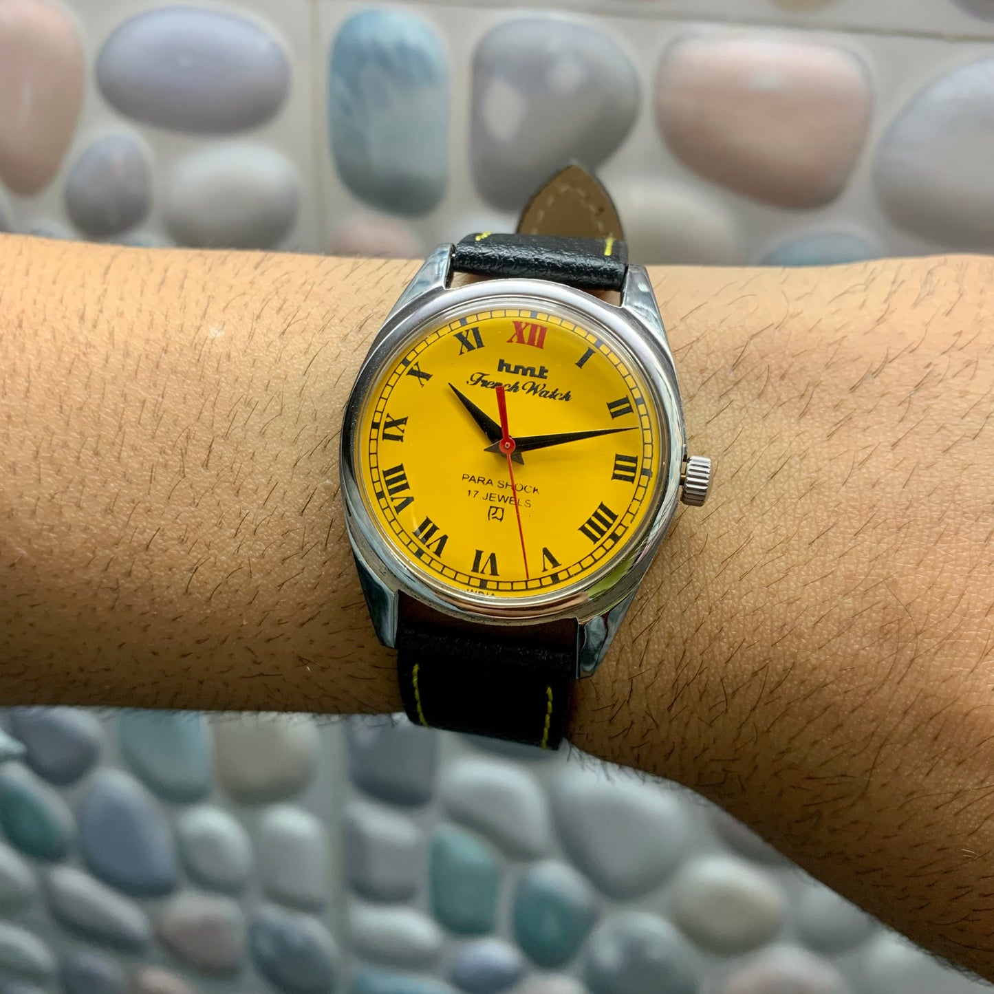 HMT French Yellow Unisex - Mod Watch
