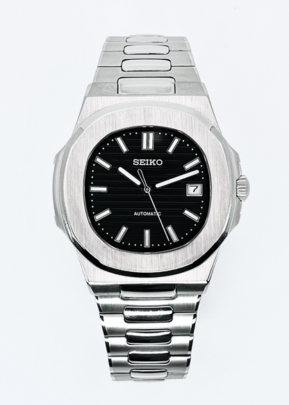 Seiko Nautilus Black Homage Mod