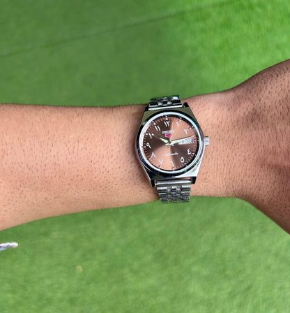 SEIKO ARABIC- BROWN