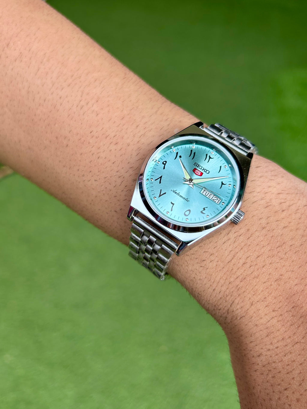 SEIKO ARABIC-TIFFANY BLUE