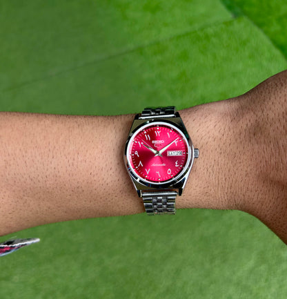 SEIKO ARABIC- RED SUNRAY
