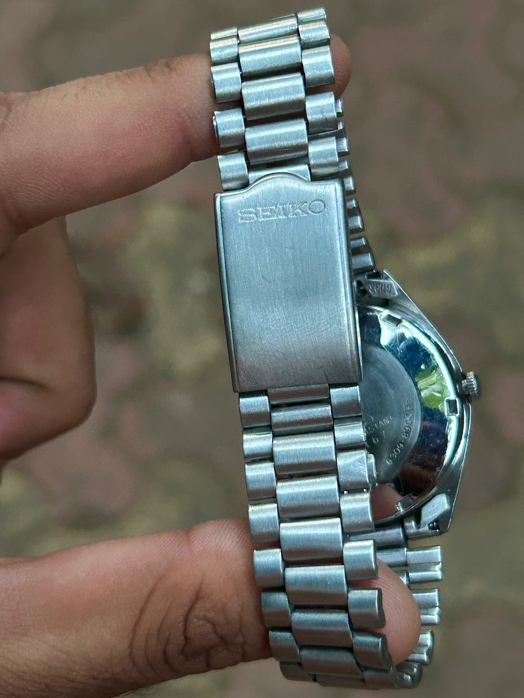 Seiko 5 - Golden Patterned Dial (Pre Owned)  Automatic 7009 Movement