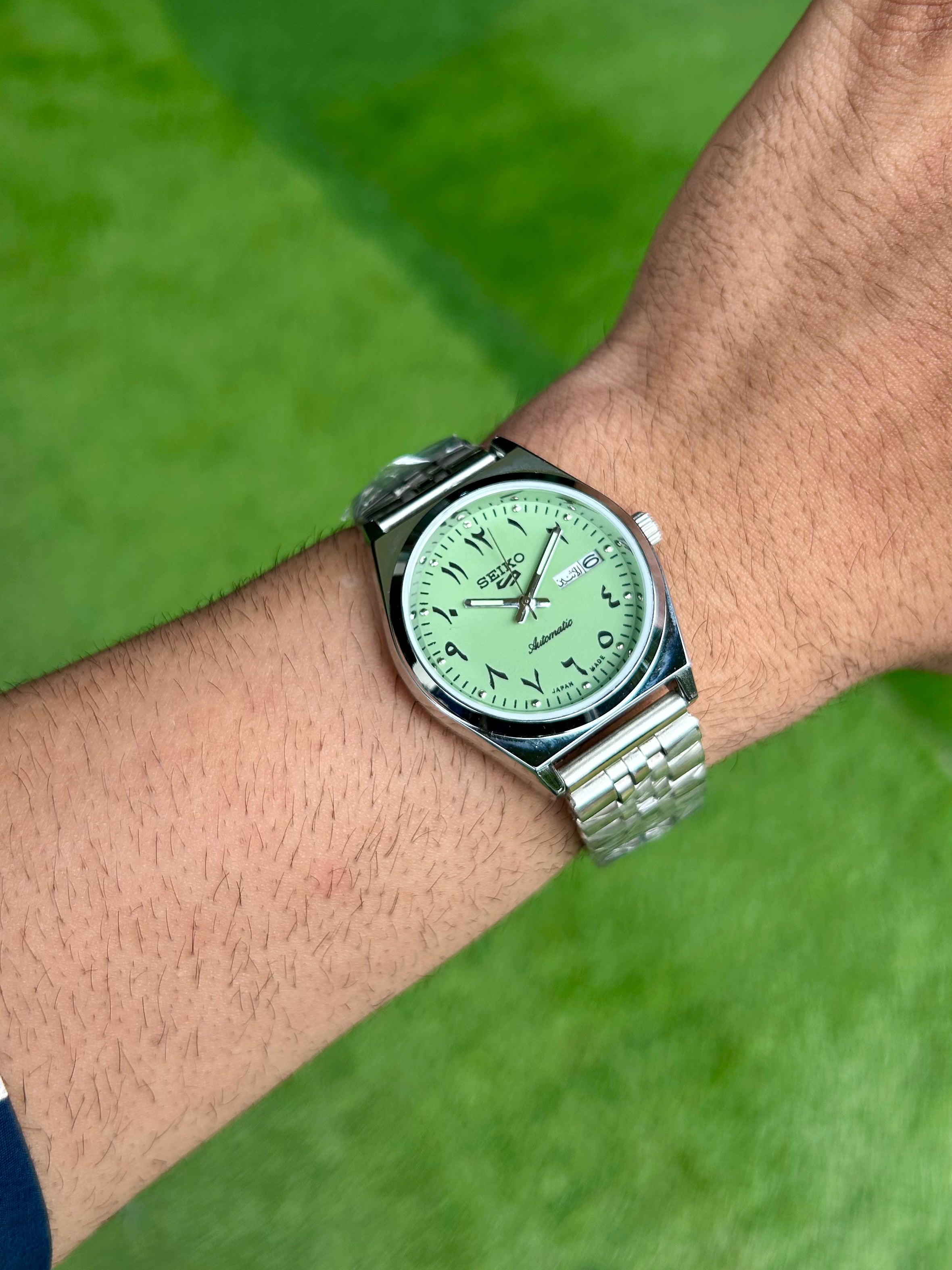 SEIKO ARABIC- OLIVE GREEN