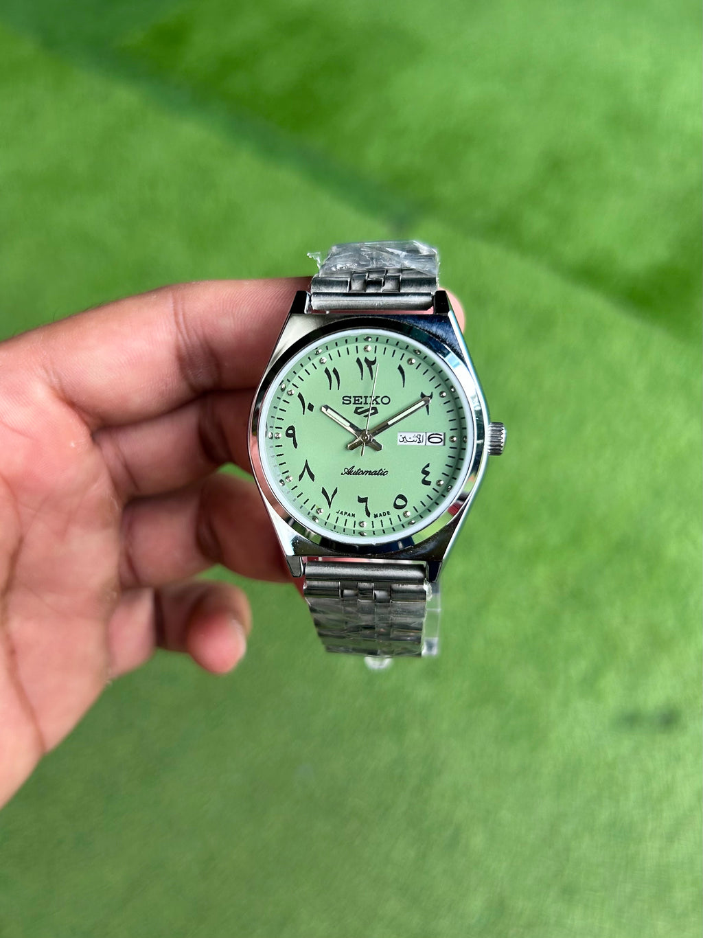 SEIKO ARABIC- OLIVE GREEN