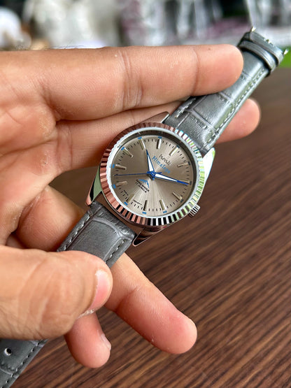 HMT Himalaya Grey Sunburst Unisex - Mod Watch