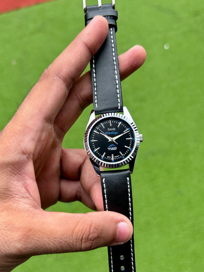 HMT Himalaya Black Sunburst Unisex - Mod Watch
