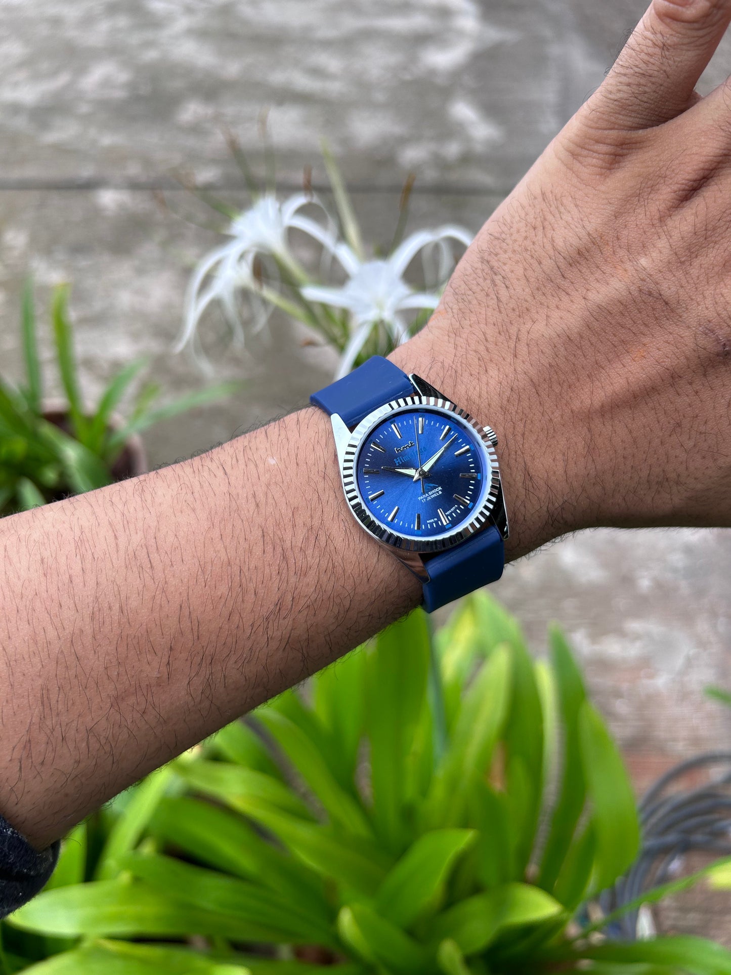HMT Himalaya Black Sunburst Unisex - Watch
