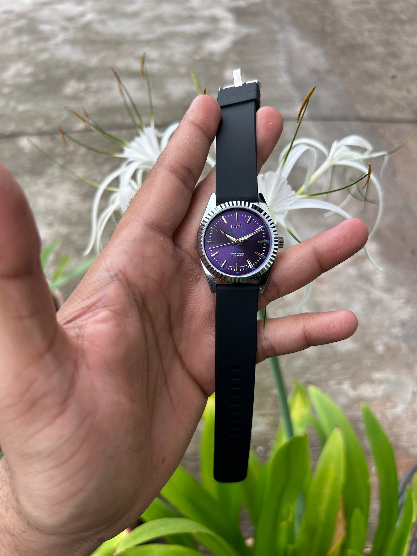 HMT Himalaya Black Sunburst Unisex - Watch