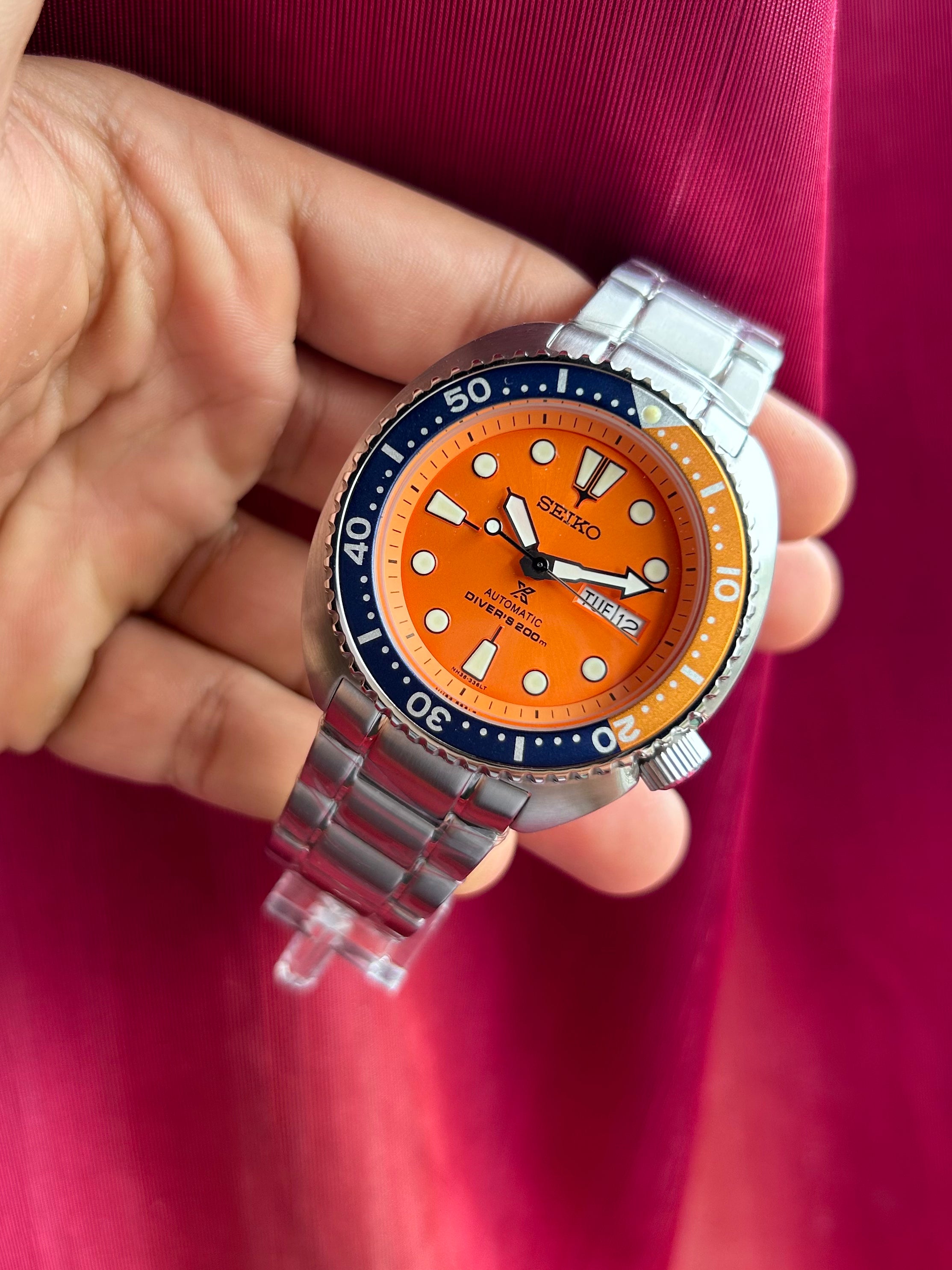 Seiko Divers Turtle Day & Date Automatic Mod