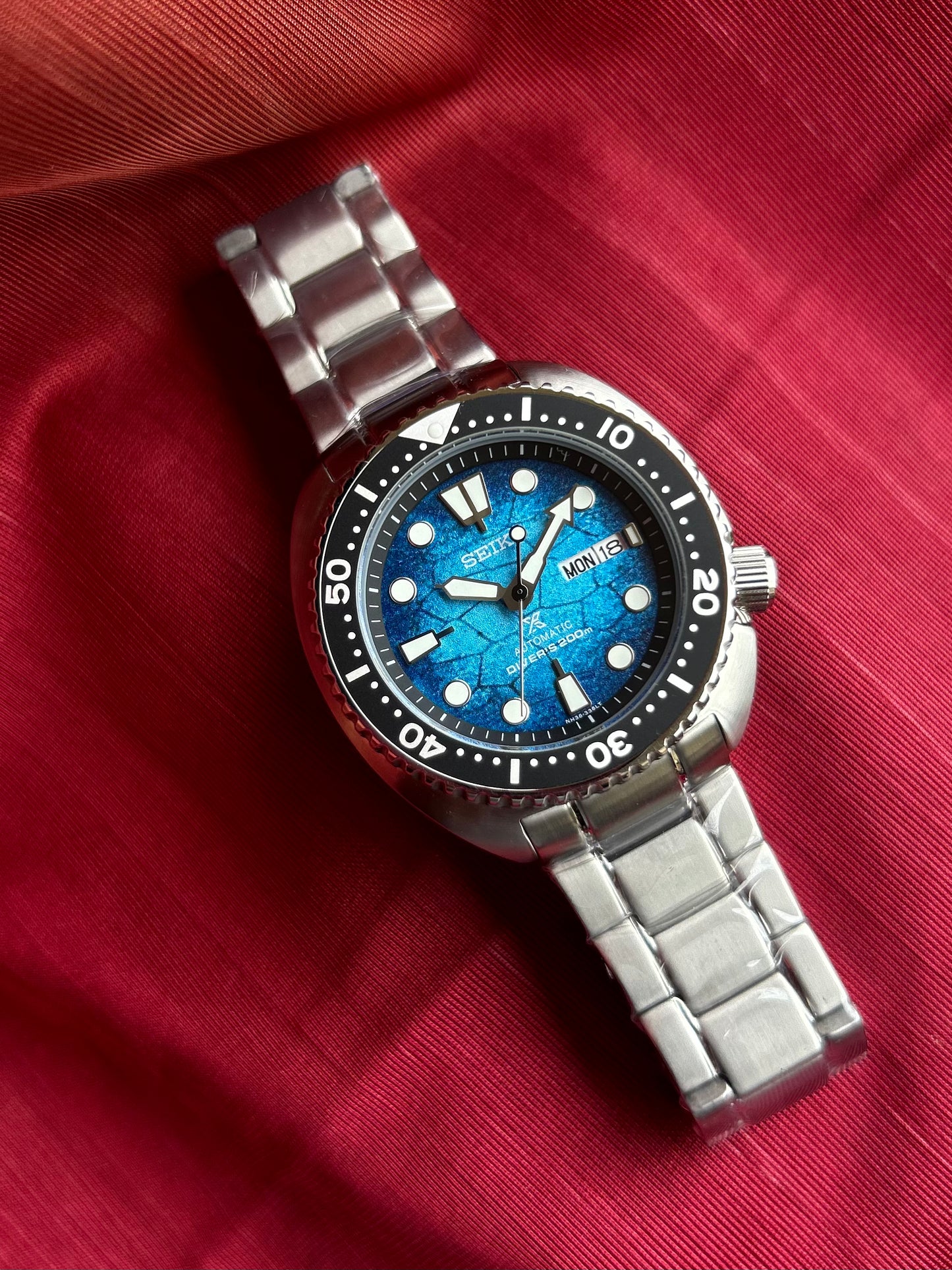 Seiko Special Edition Turtle Divers Automatic Blue & Black