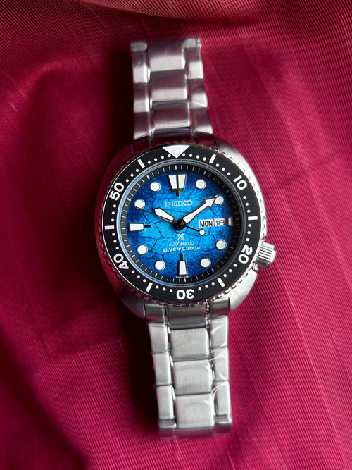Seiko Special Edition Turtle Divers Automatic Blue & Black