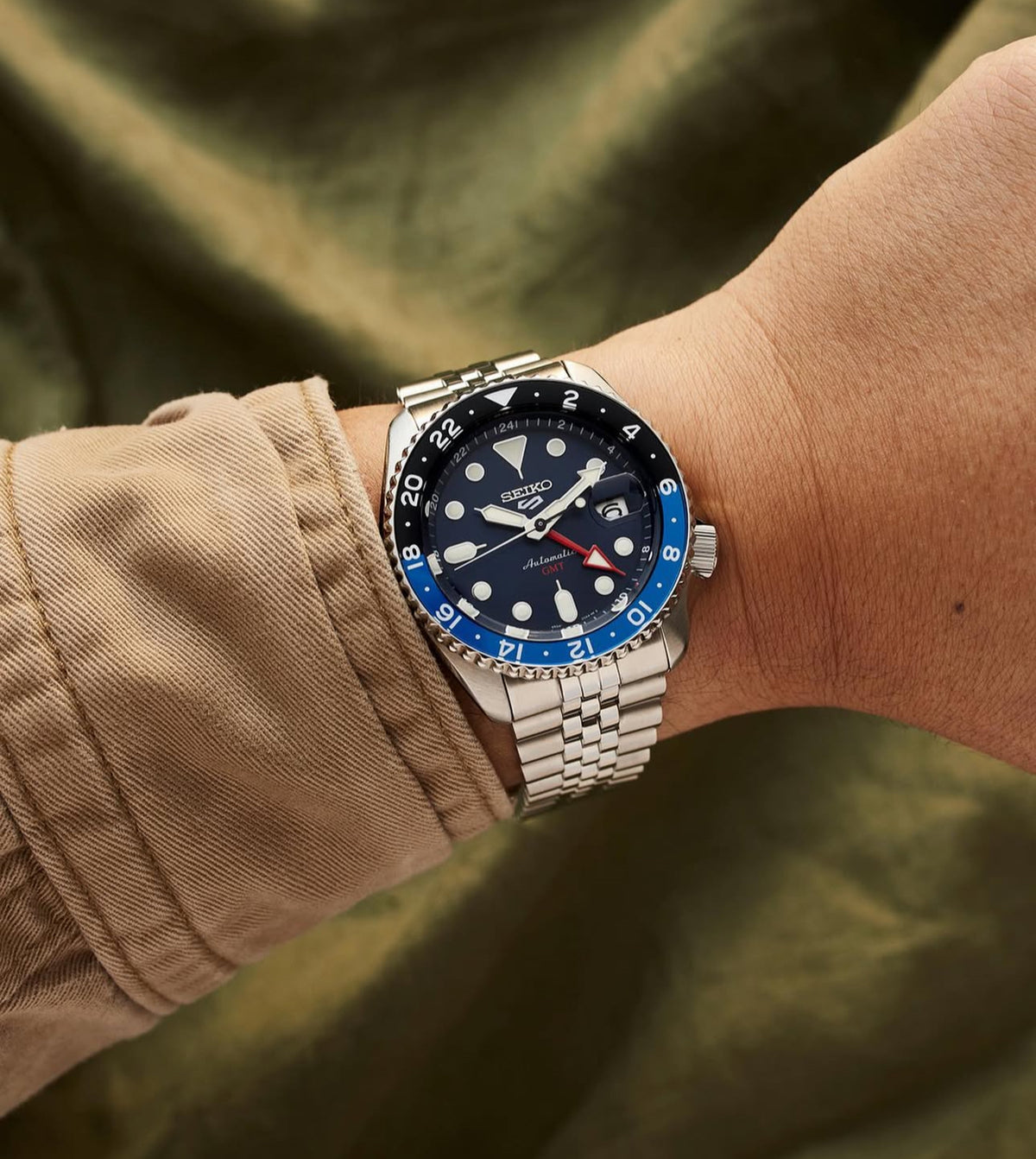 Seiko 5  'Blueberry' GMT SKX Custom MOD