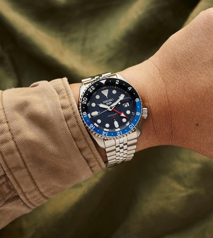 Seiko 5  'Blueberry' GMT SKX Custom MOD