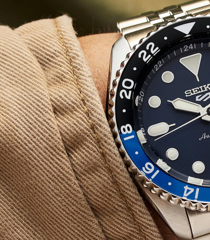 Seiko 5  'Blueberry' GMT SKX Custom MOD