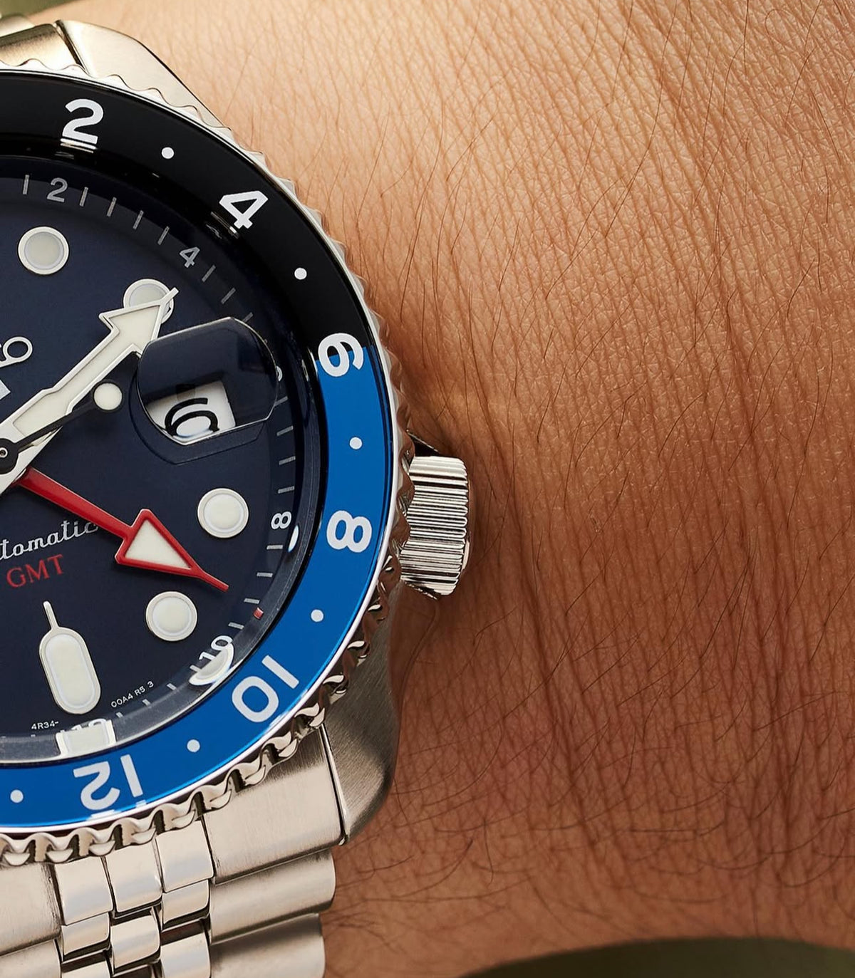 Seiko 5  'Blueberry' GMT SKX Custom MOD