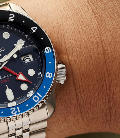 Seiko 5  'Blueberry' GMT SKX Custom MOD
